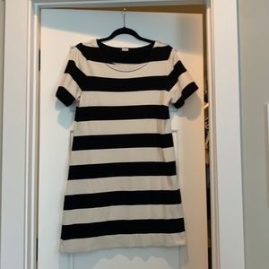 J crew cotton short sleeved dress